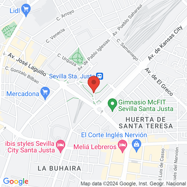 Estación de Sevilla-Santa Justa map