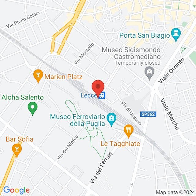 Lecce Stazione map