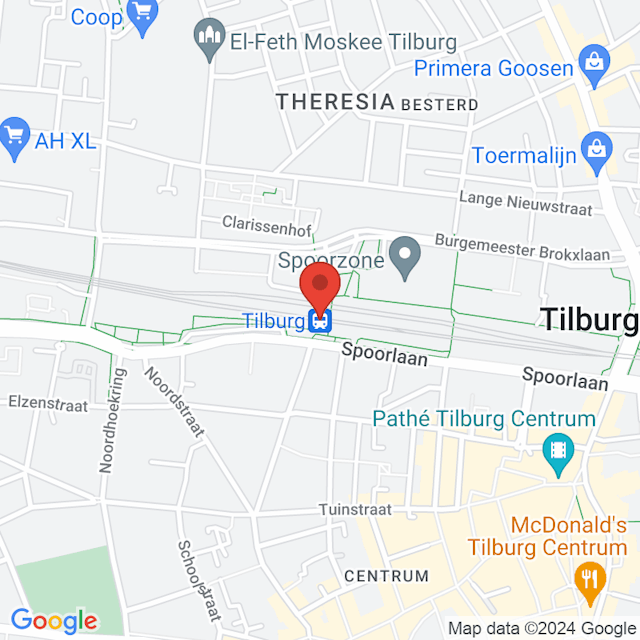 Tilburg map